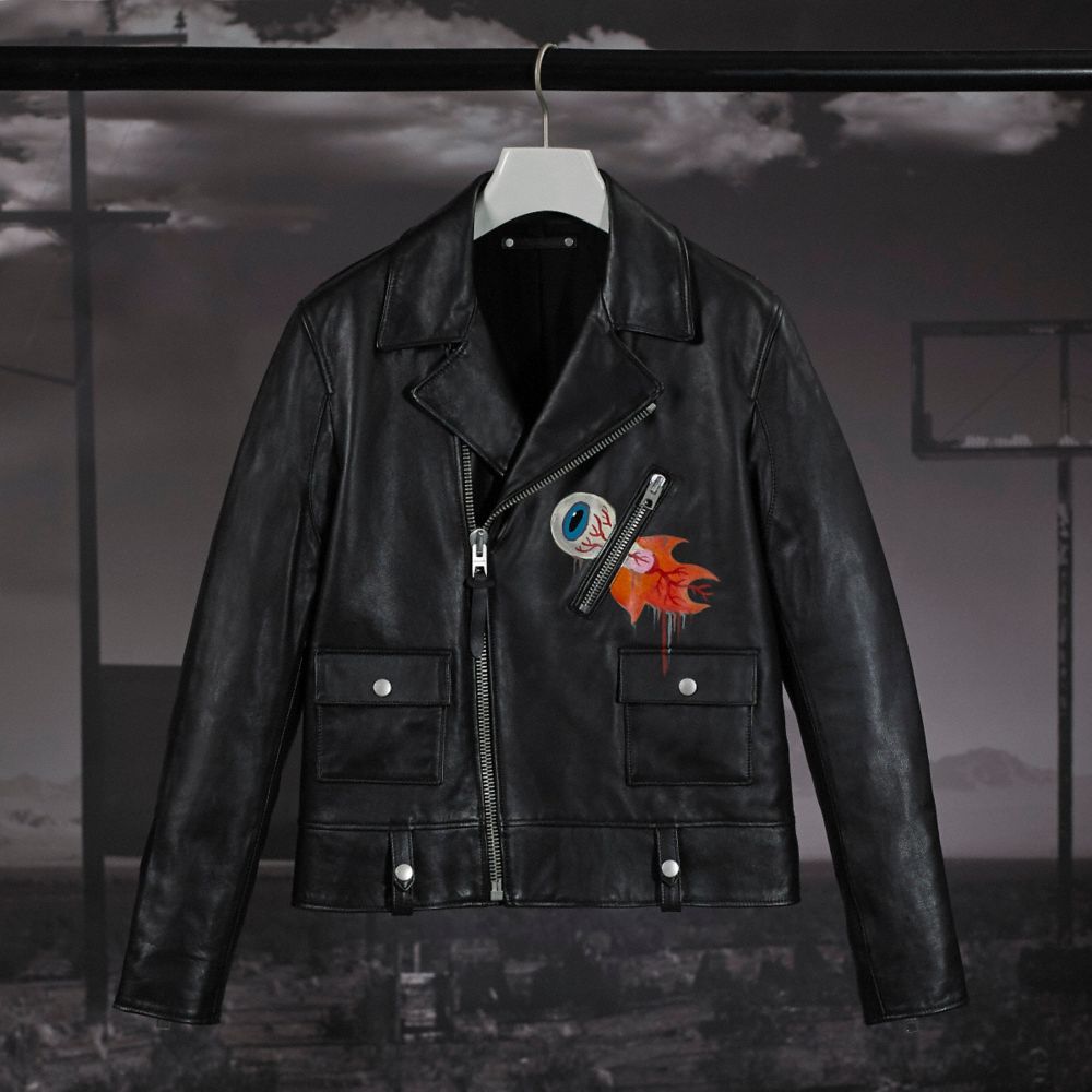 Baseman Custom Painted Moto Jacket