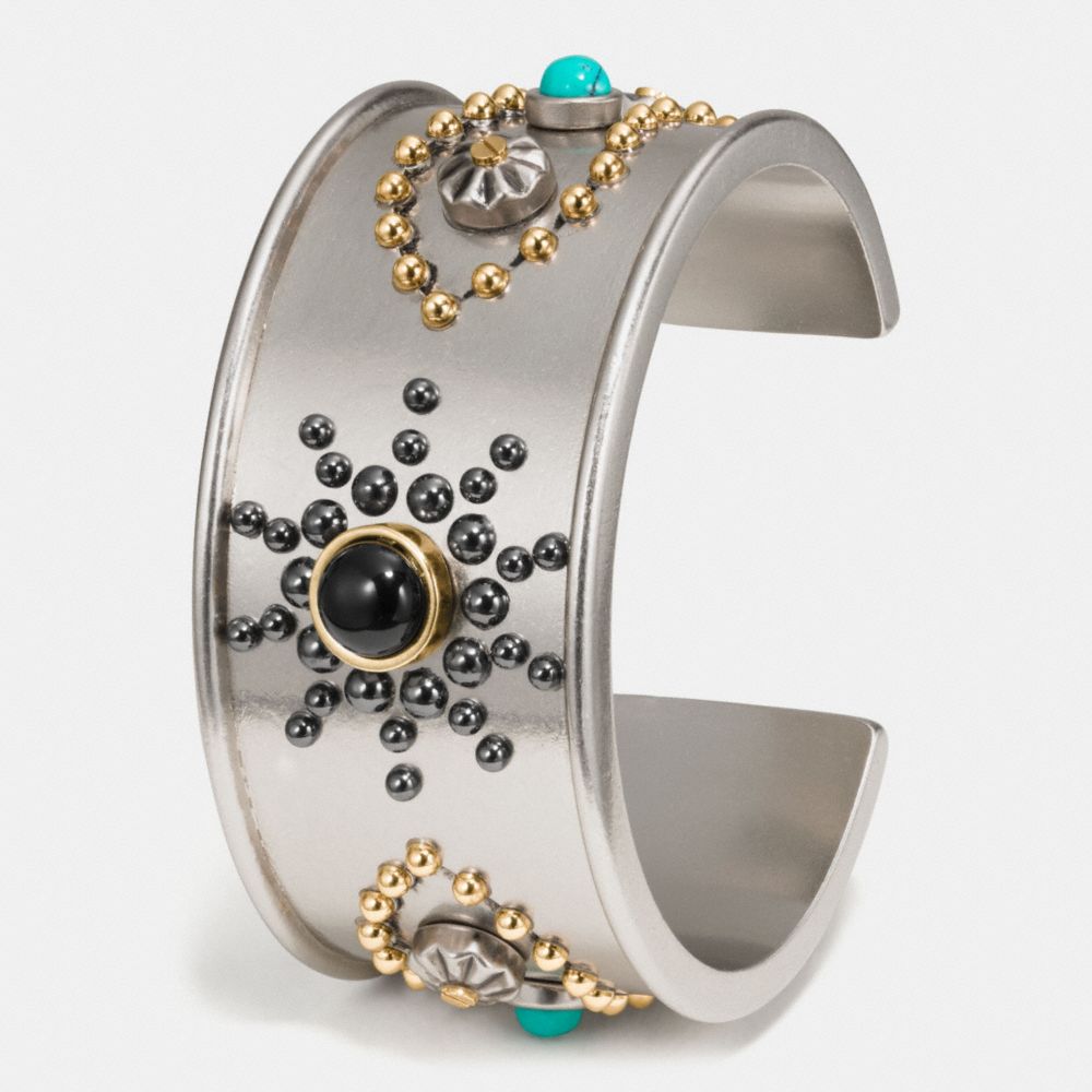 Western Rivets Wide Cuff