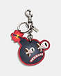 COACH®,WILD BOMB BAG CHARM,Leather,Wild Bomb,Front View