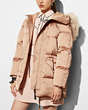 Puffer Parka With Shearling