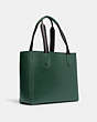 COACH®,DERBY TOTE BAG,Pebbled Leather,Large,Everyday,Im/Everglade,Angle View