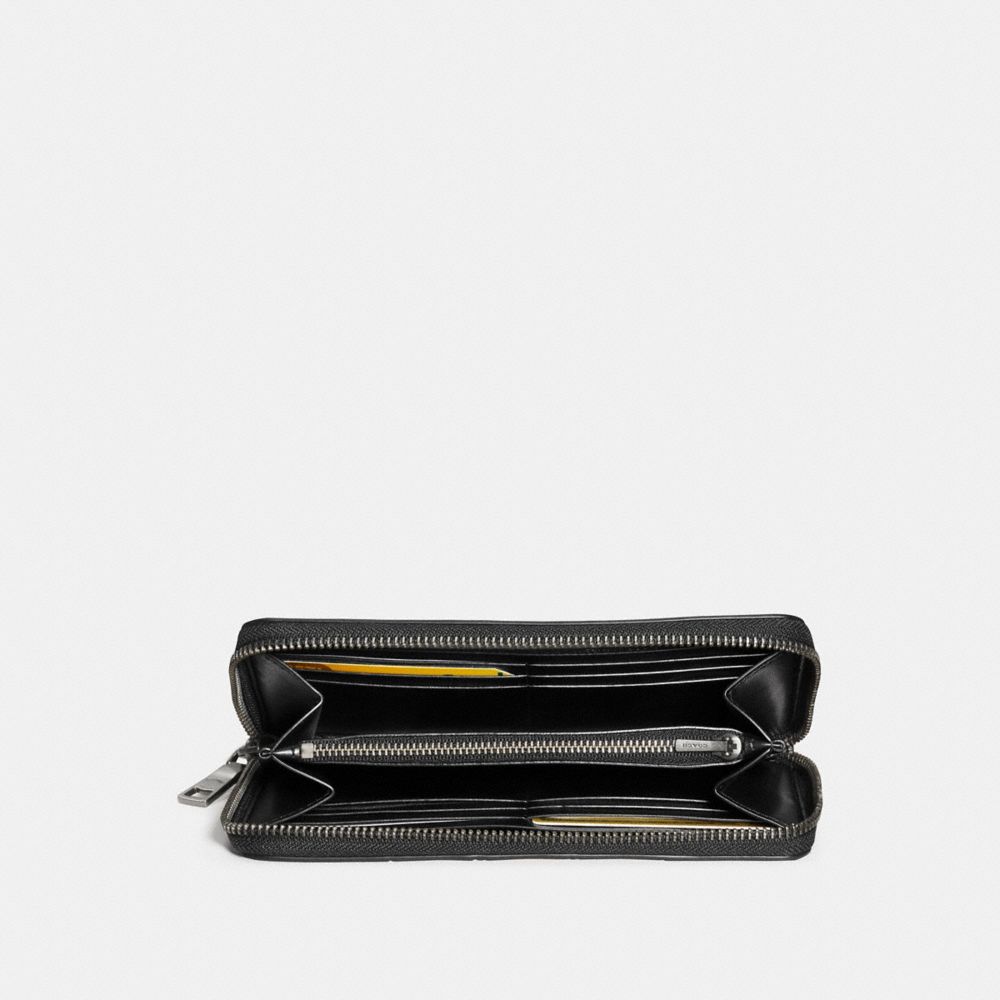 COACH®,Accordion Wallet With Varsity Stripe,,Inside View,Top View