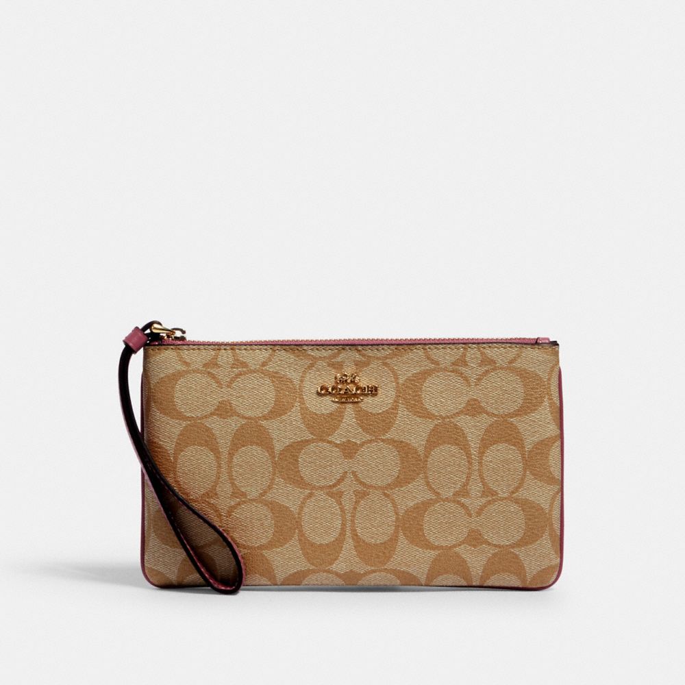 Coach outlet large wristlet sale