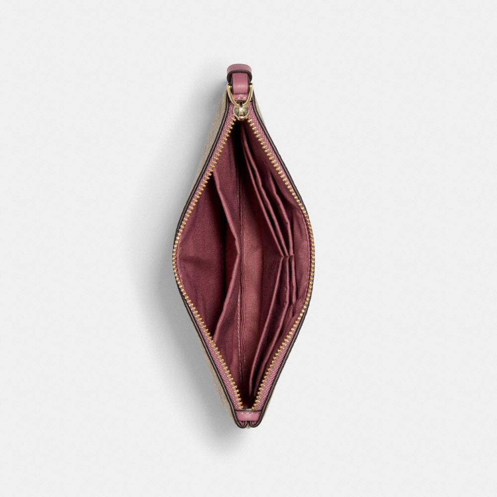 Large Wristlet In Signature Canvas