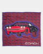 COACH®,CARS PATCHWORK OVERSIZED SQUARE,Other,RED MULTI,Front View