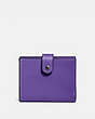COACH®,SMALL TRIFOLD WALLET,Leather,BP/Violet,Front View
