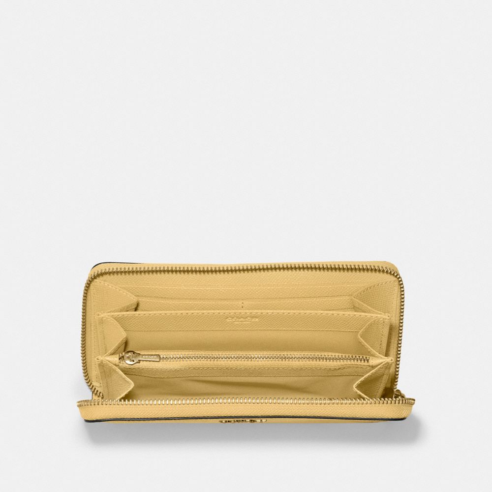 COACH®,Accordion Zip Wallet,,Inside View,Top View