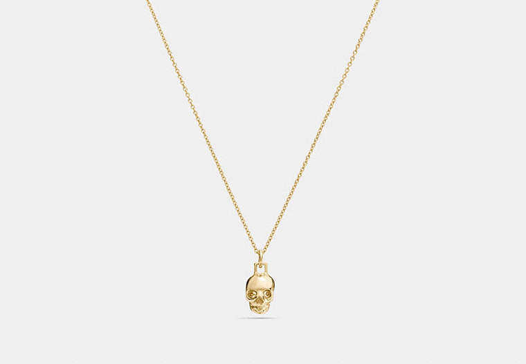 Mini Demi Fine Skull Necklace