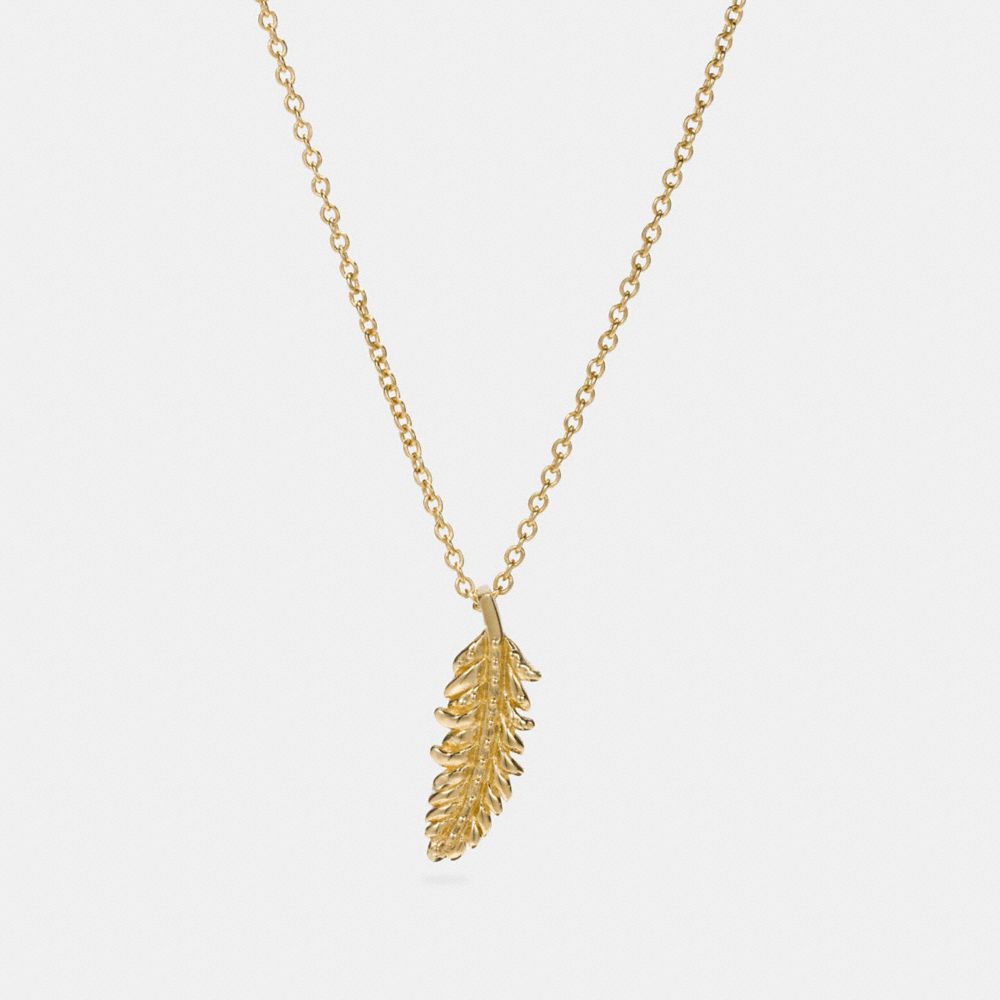 Mini Demi Fine Feather Necklace