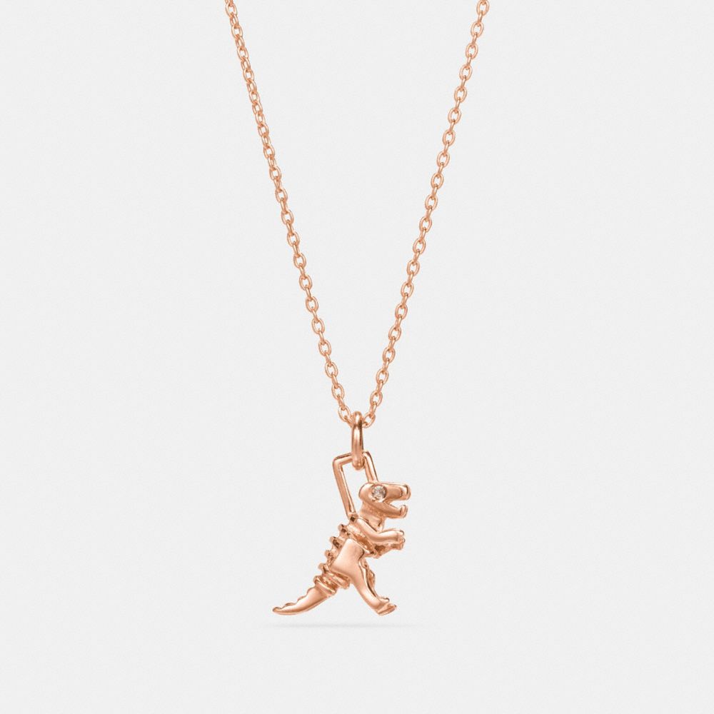 Coach sale rexy necklace