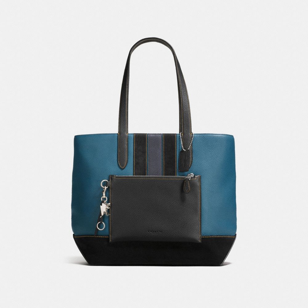 Coach Metropolitan Soft Tote Blue - バッグ