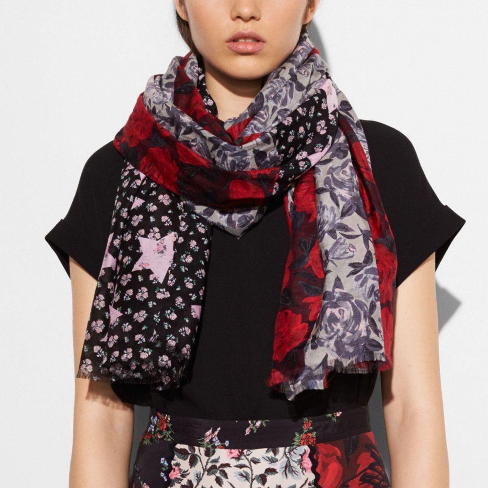 Patchwork Flag Shawl