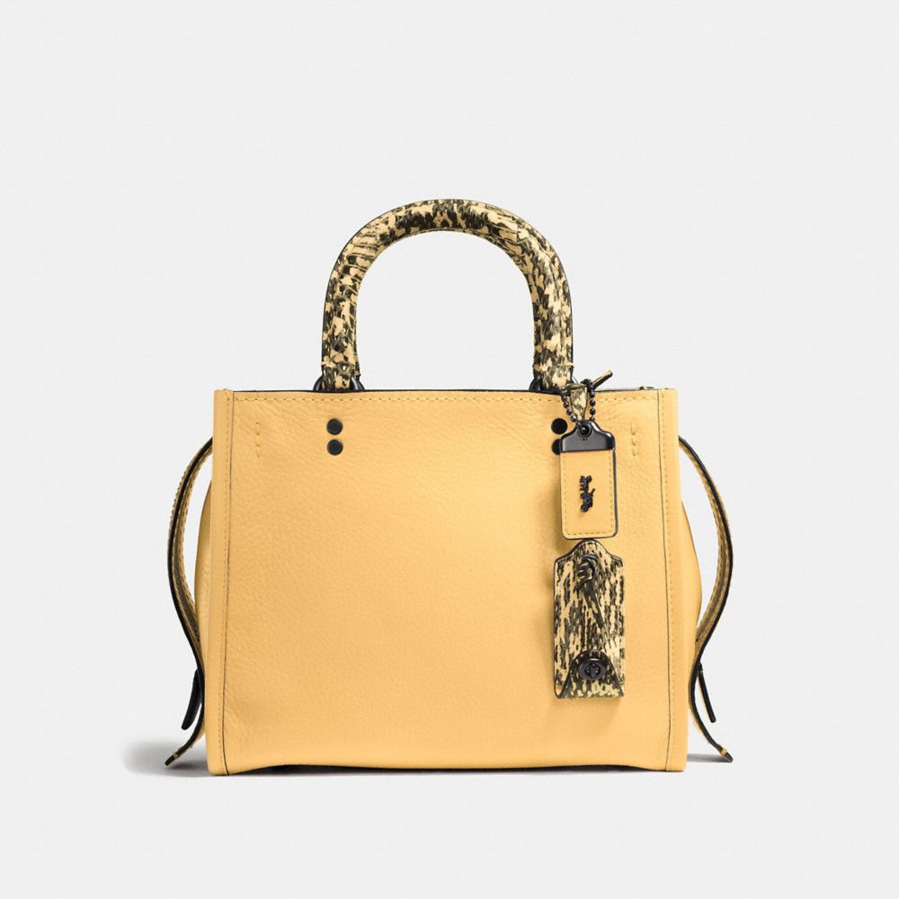 COACH COACH Rogue 25 With Colorblock Snakeskin Detail