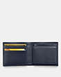 COACH®,RIP AND REPAIR 3-IN-1 WALLET,Leather,Midnight,Inside View,Top View
