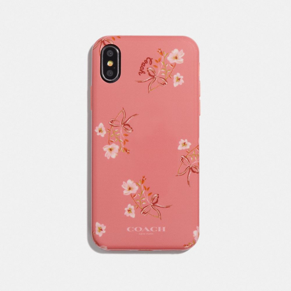 COACH Iphone X Xs Case With Floral Bow Print