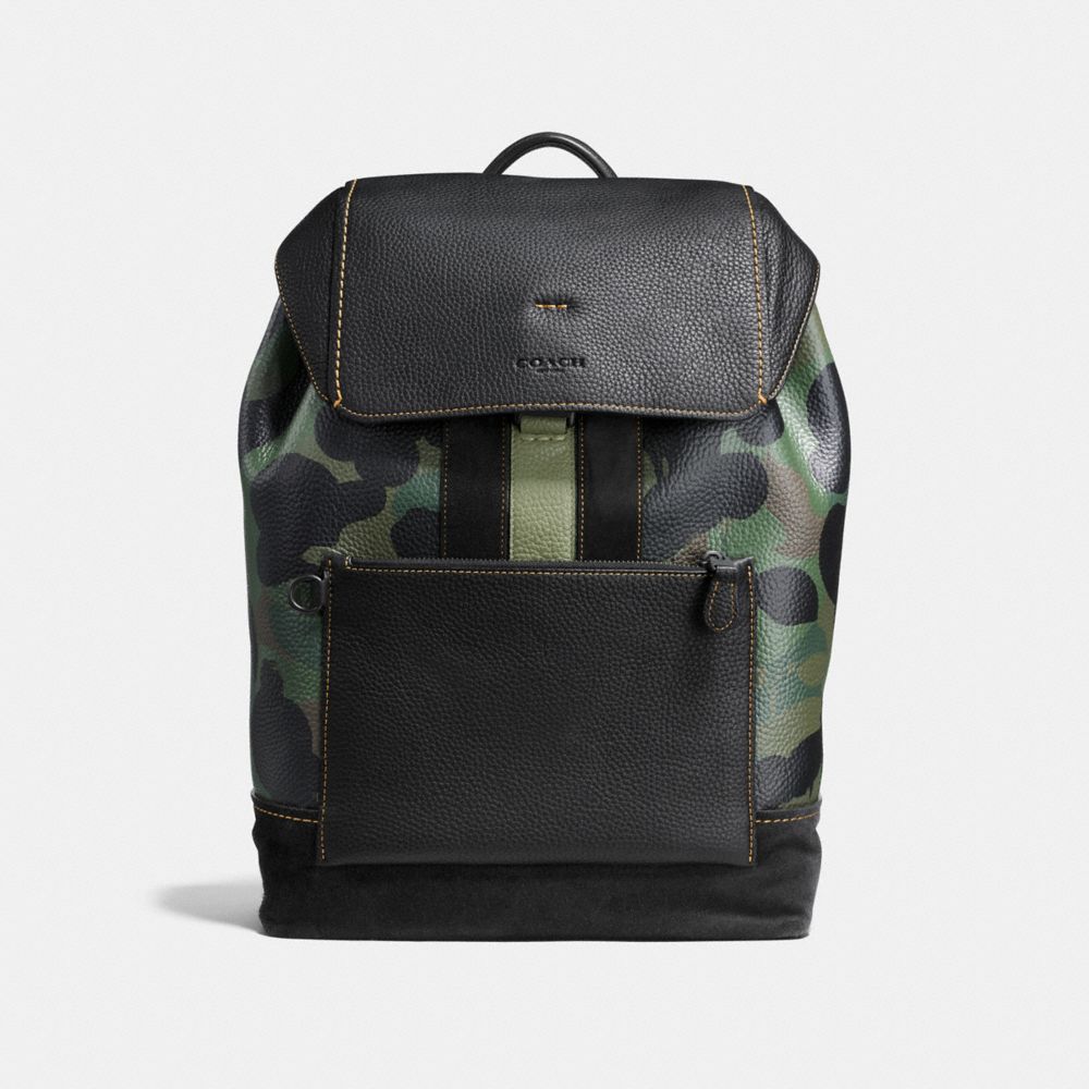 Manhattan Backpack With Camo Print