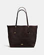 COACH®,REVERSIBLE LARGE MARKET TOTE,Leather,Large,LI/Chestnut Stone,Front View