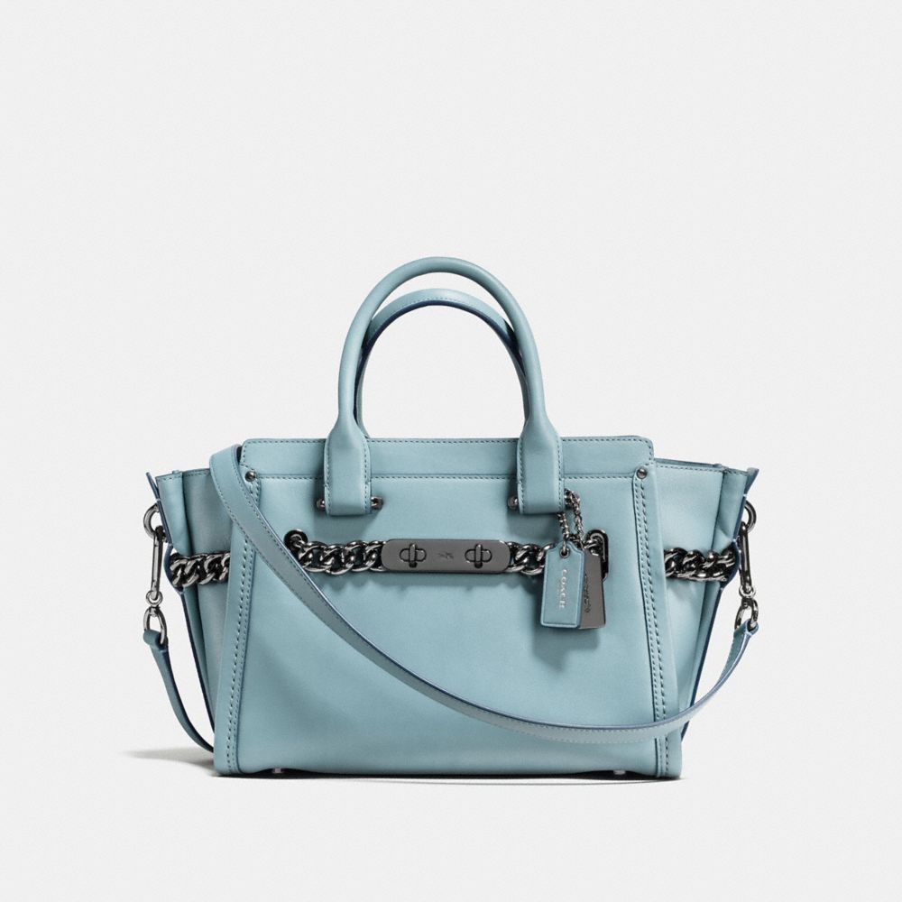 Coach swagger 27 satchel mineral online blue