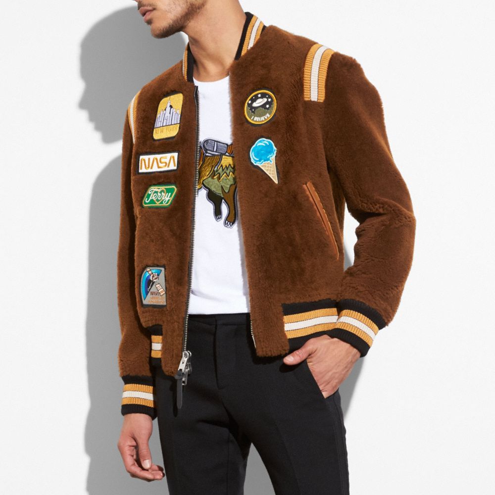 Shearling Varsity Jacket | COACH®