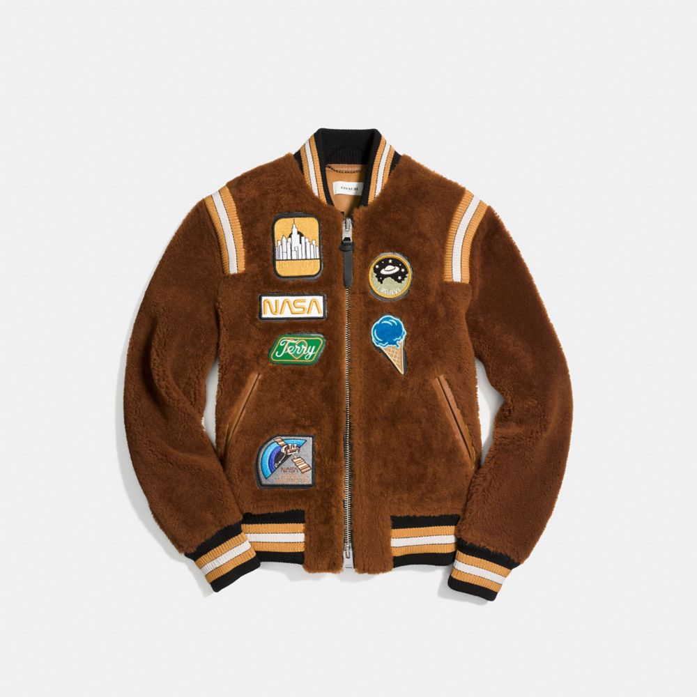 Shearling Varsity Jacket | COACH®