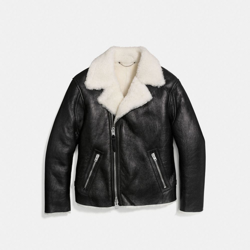 Shearling Moto Jacket