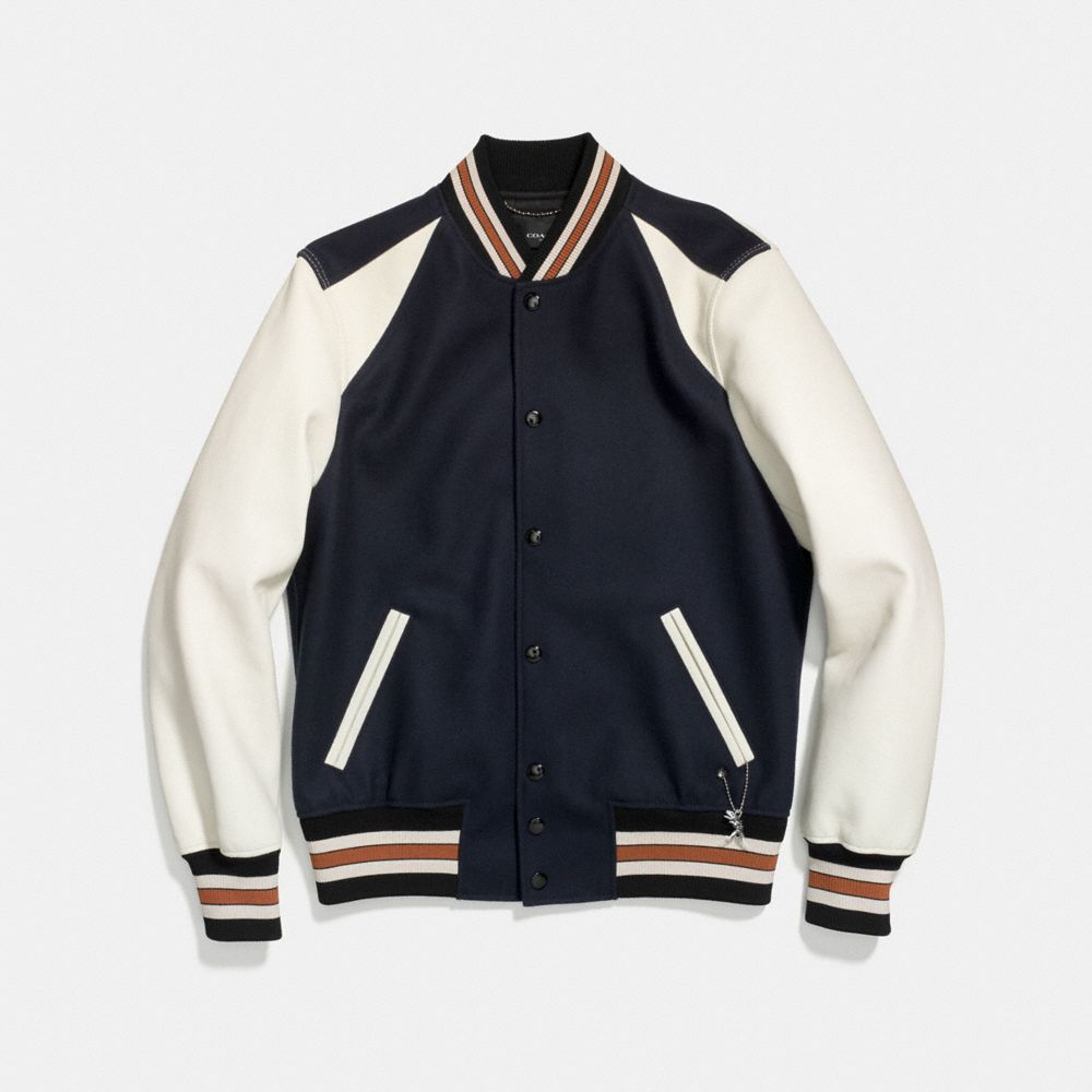 Coach rexy outlet varsity jacket