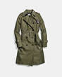 COACH®,TRENCH WITH RIVETS,cotton,FERN,Scale View