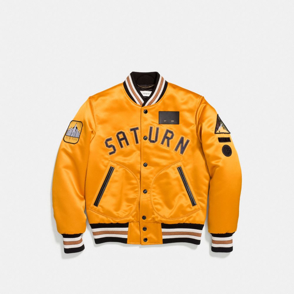 Saturn Satin Varsity Jacket