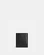COACH®,SLIM COIN WALLET,Leather,Black,Front View