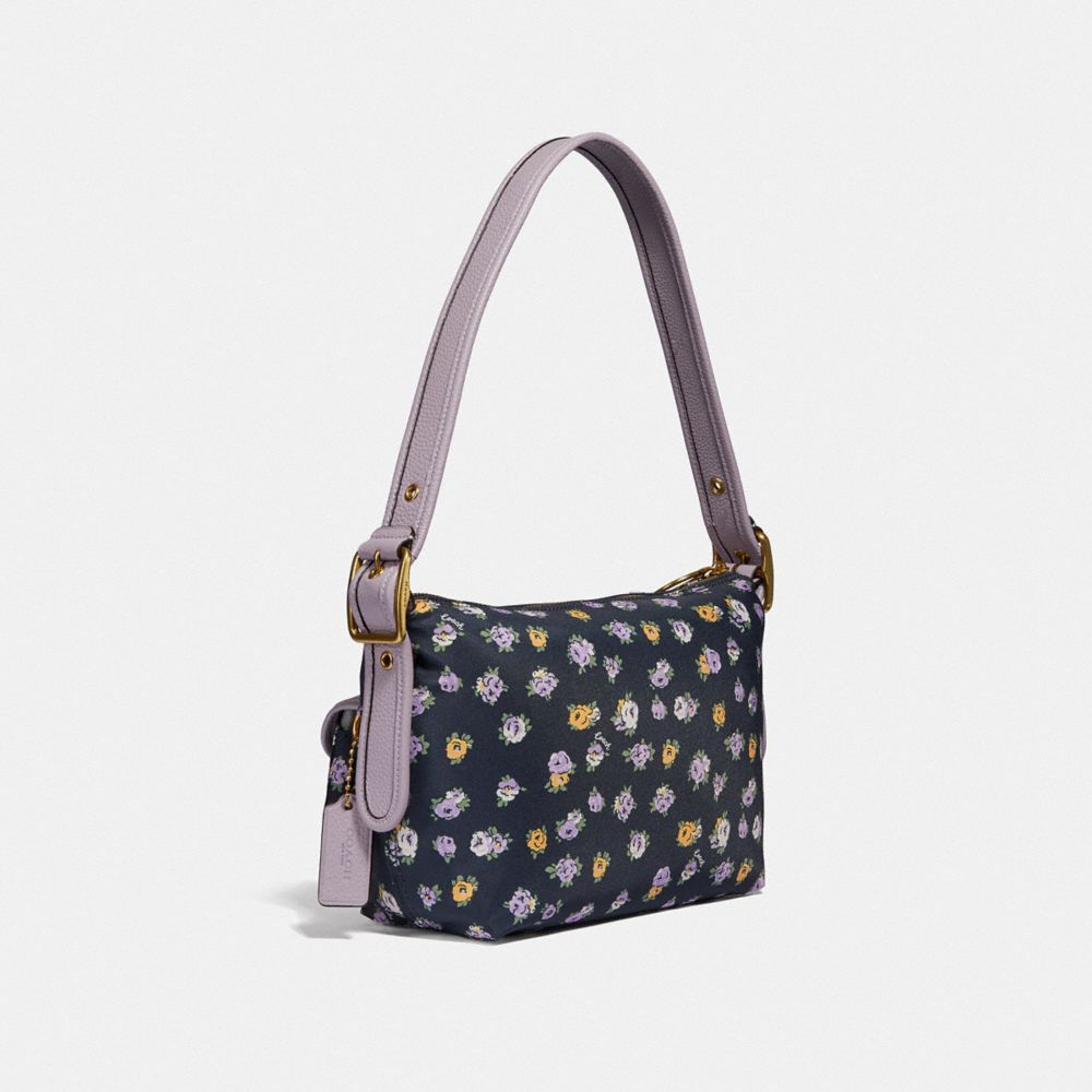 Coach rose print cheap handbag