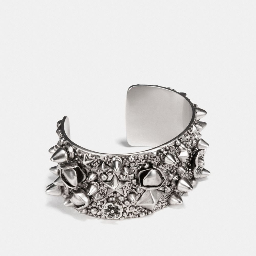 Cluster Studded Wide Cuff