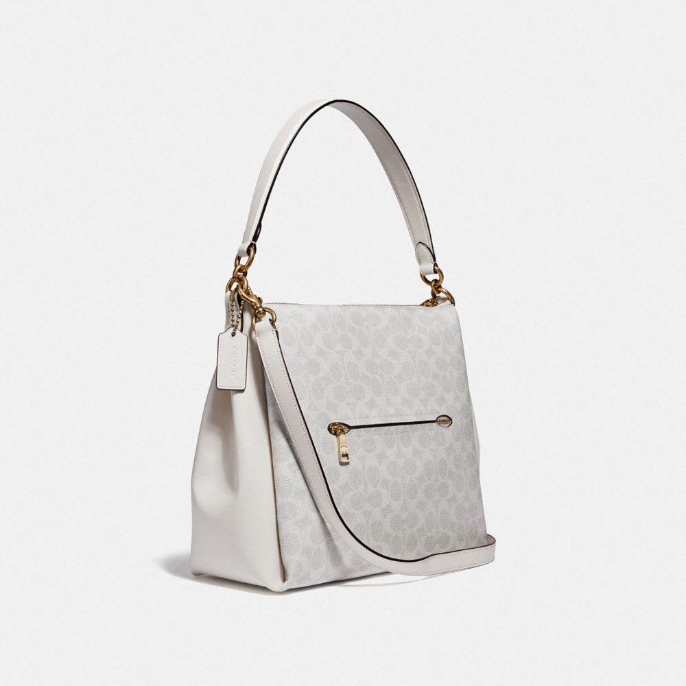 Coach shay shoulder 2025 bag in signature canvas