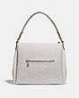 COACH®,SHAY SHOULDER BAG IN SIGNATURE CANVAS,Coated Canvas,Large,Brass/Chalk Chalk,Back View