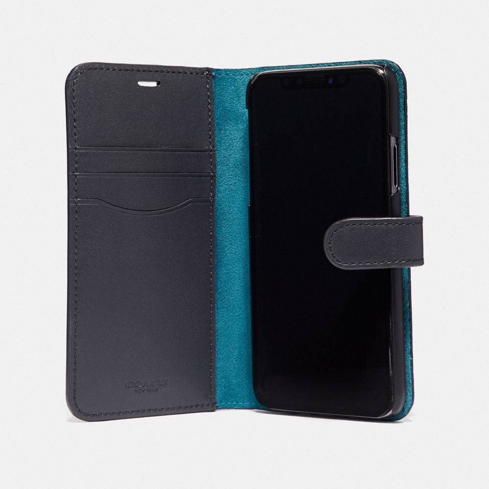 Iphone X/Xs Folio With Sleeping Rose Print