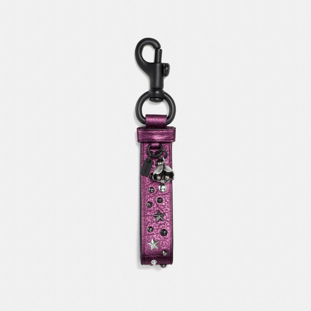 Studded Charm Loop Bag Charm