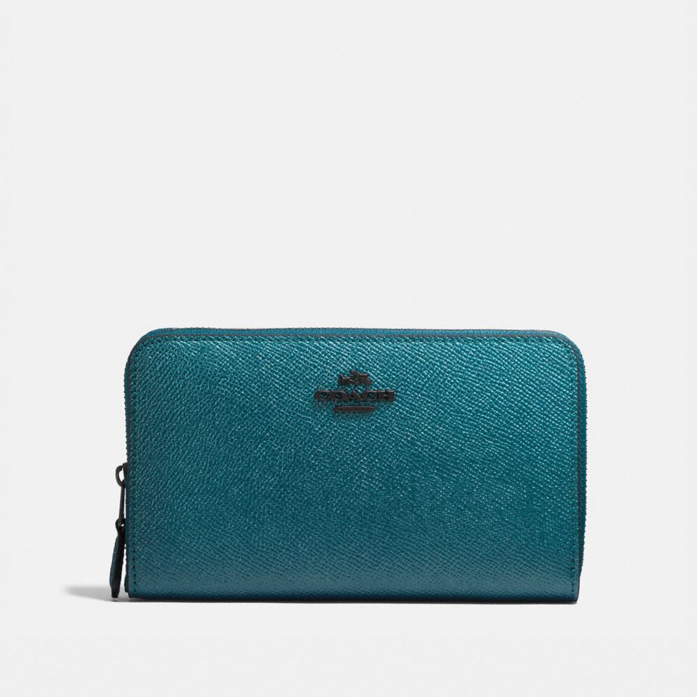 COACH®,Medium Zip Around Wallet,,Front View