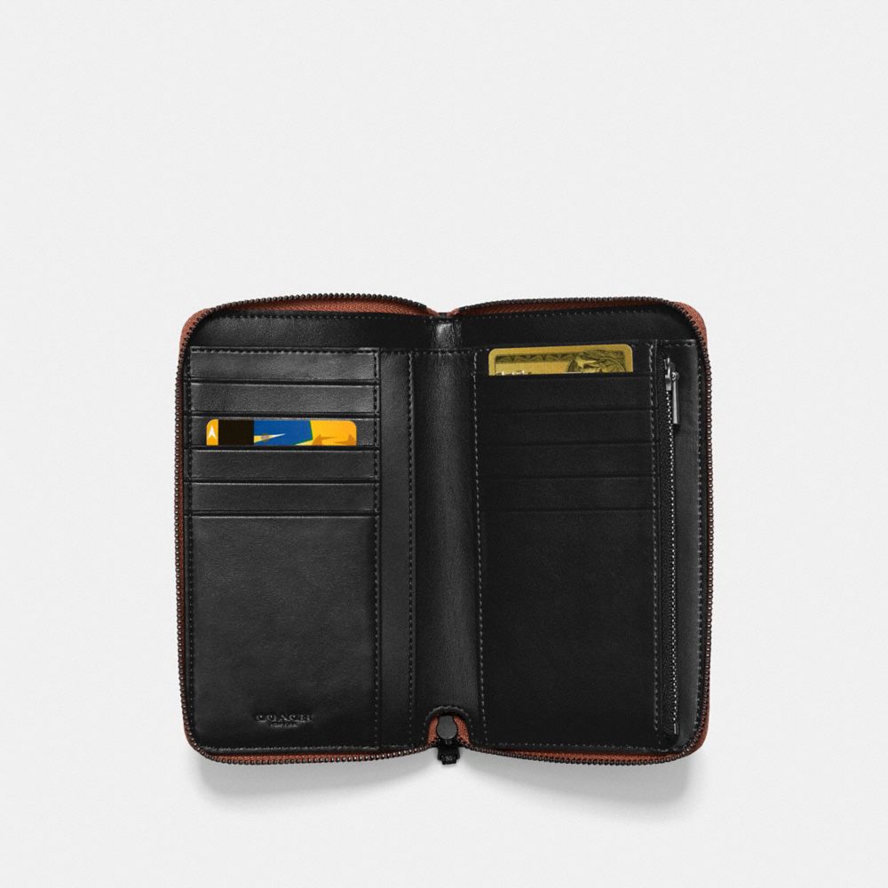 COACH®,Medium Zip Around Wallet,,Inside View,Top View