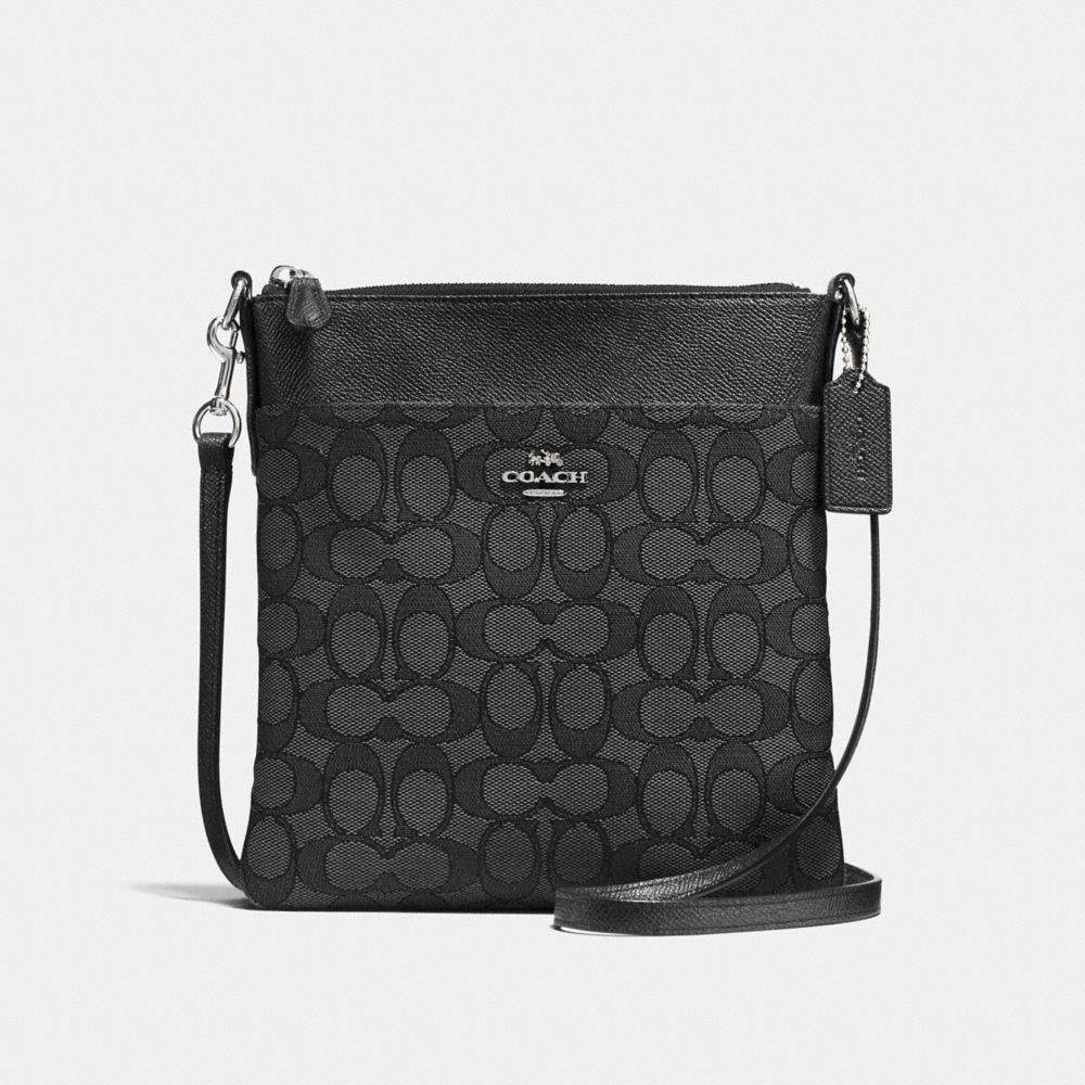 COACH®,Messenger Crossbody In Signature Jacquard,,Front View