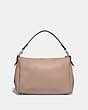 COACH®,SAC BANDOULIÈRE SHAY,PITONE LUCIDO,Nickel antique clair/Taupe,Back View