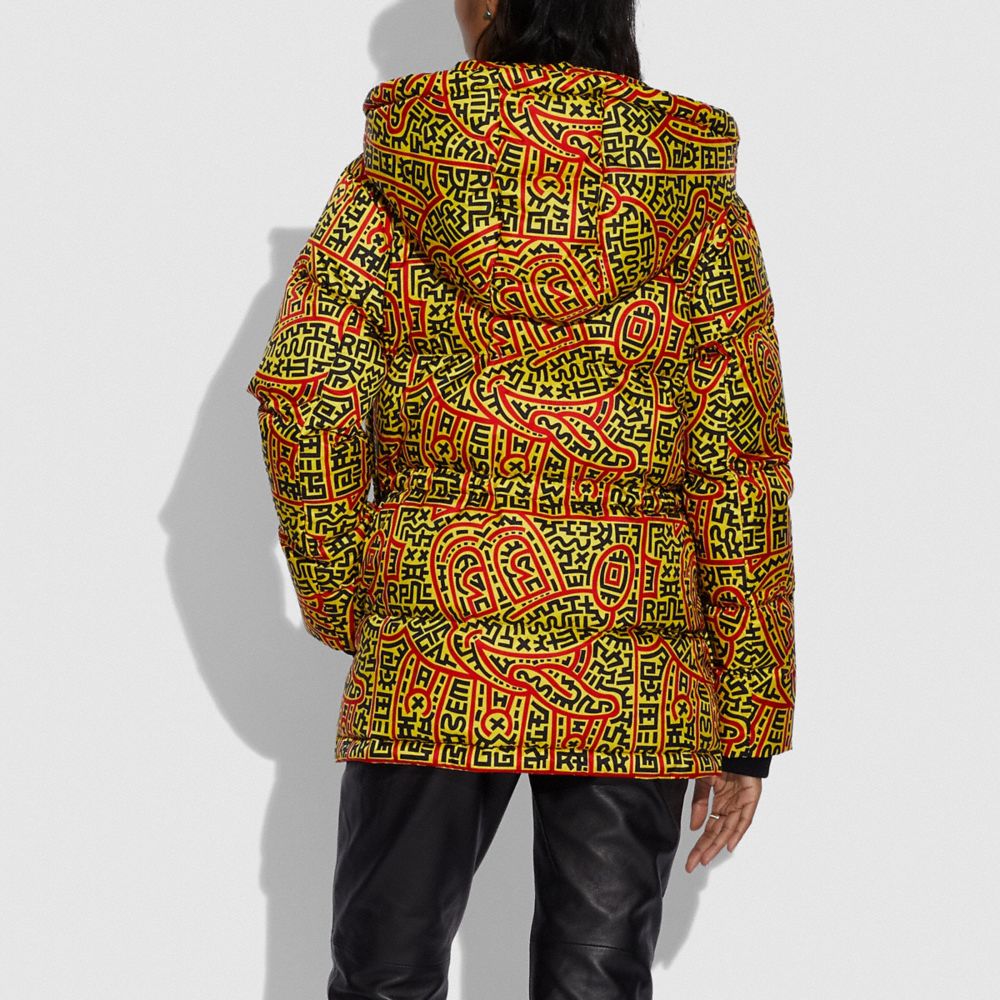 Disney Mickey Mouse X Keith Haring Woven Puffer