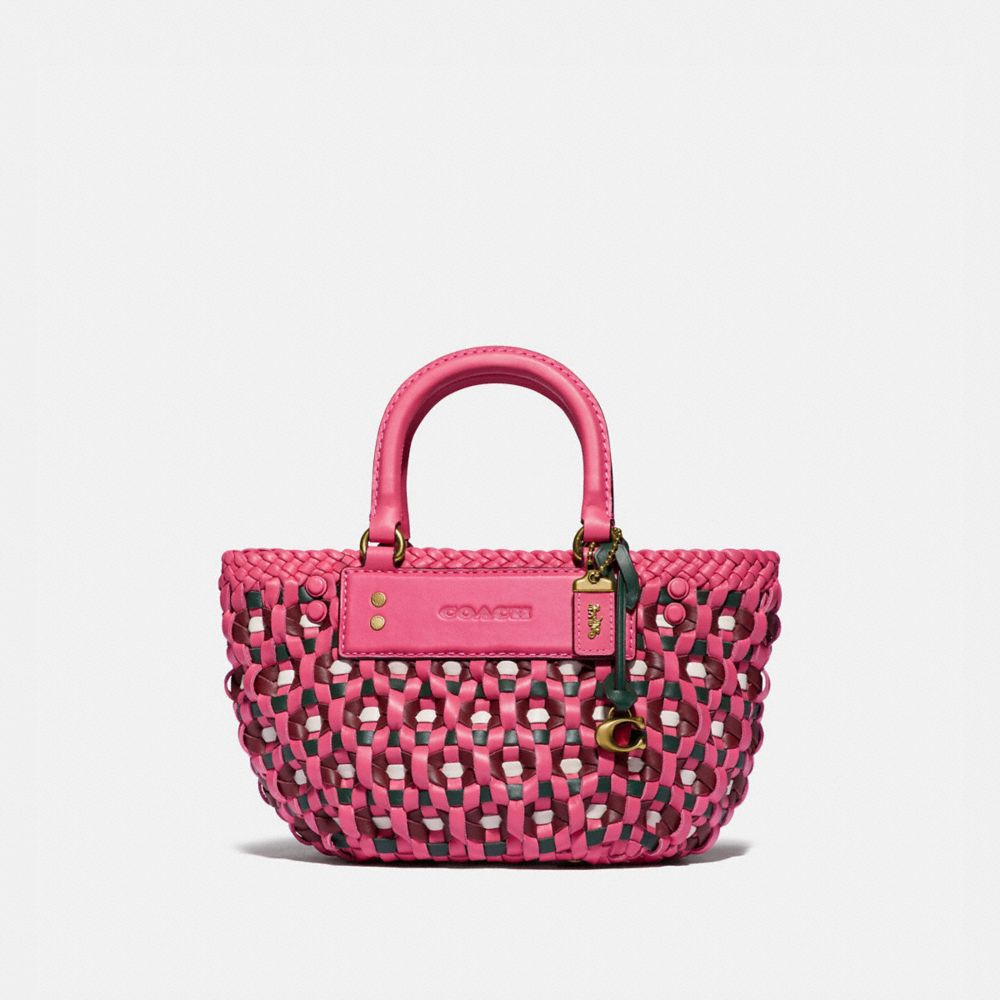 Coach woven leather bag new arrivals