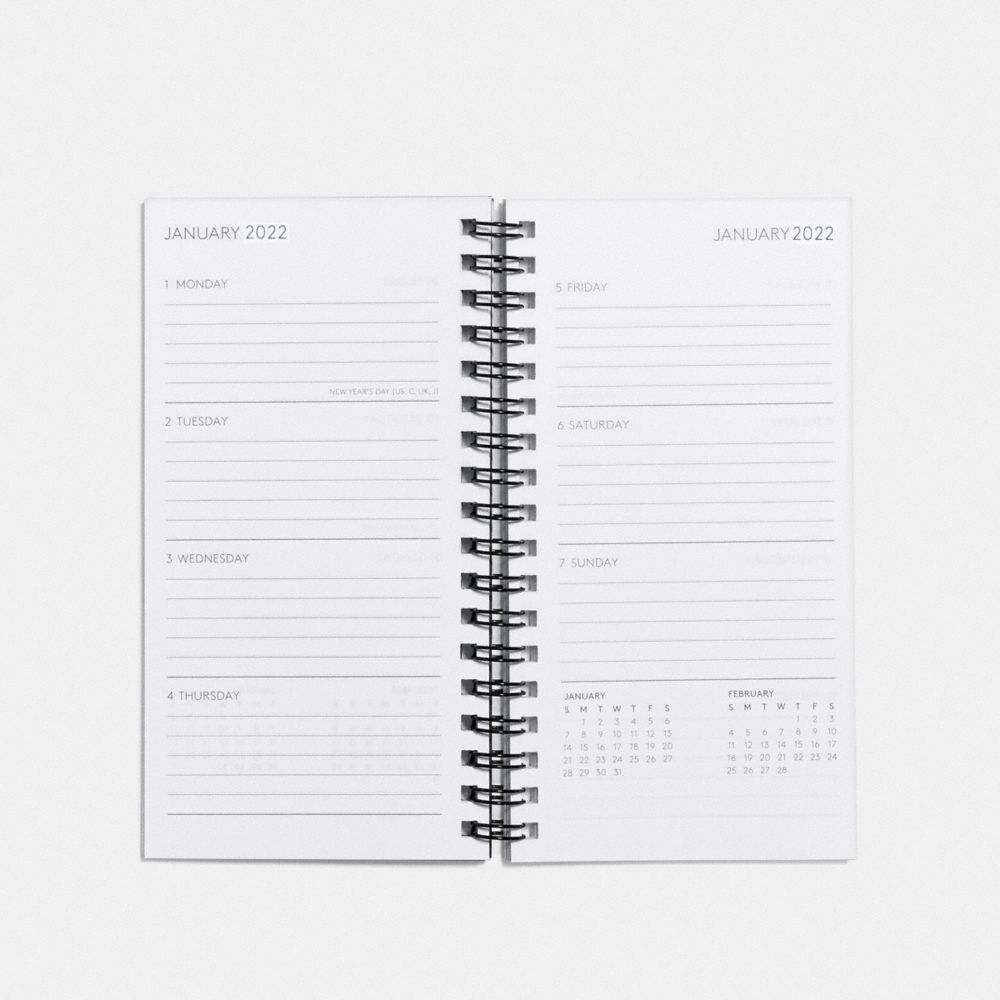2022 4 X7 Spiral Diary Book