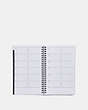 COACH®,6X8 SPIRAL ADDRESS BOOK REFILL,Paper,White,Inside View,Top View