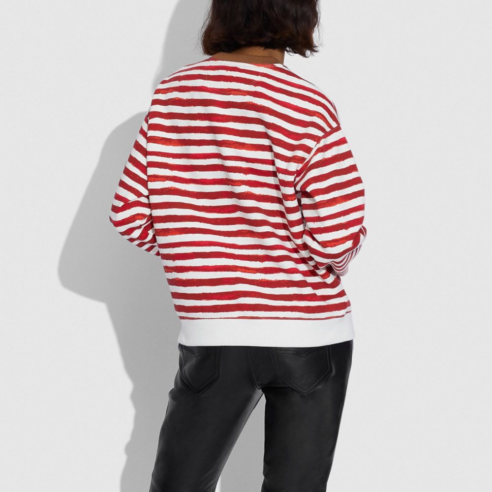 COACH®,Disney Mickey Mouse X Keith Haring Crewneck,,Scale View