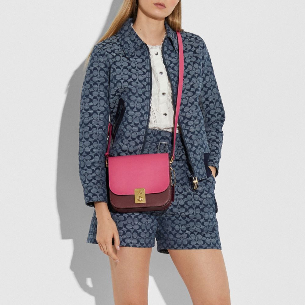 Hutton Saddle Bag In Colorblock