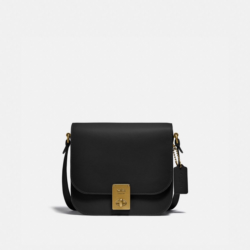 Brass Black Hutton Saddle Bag