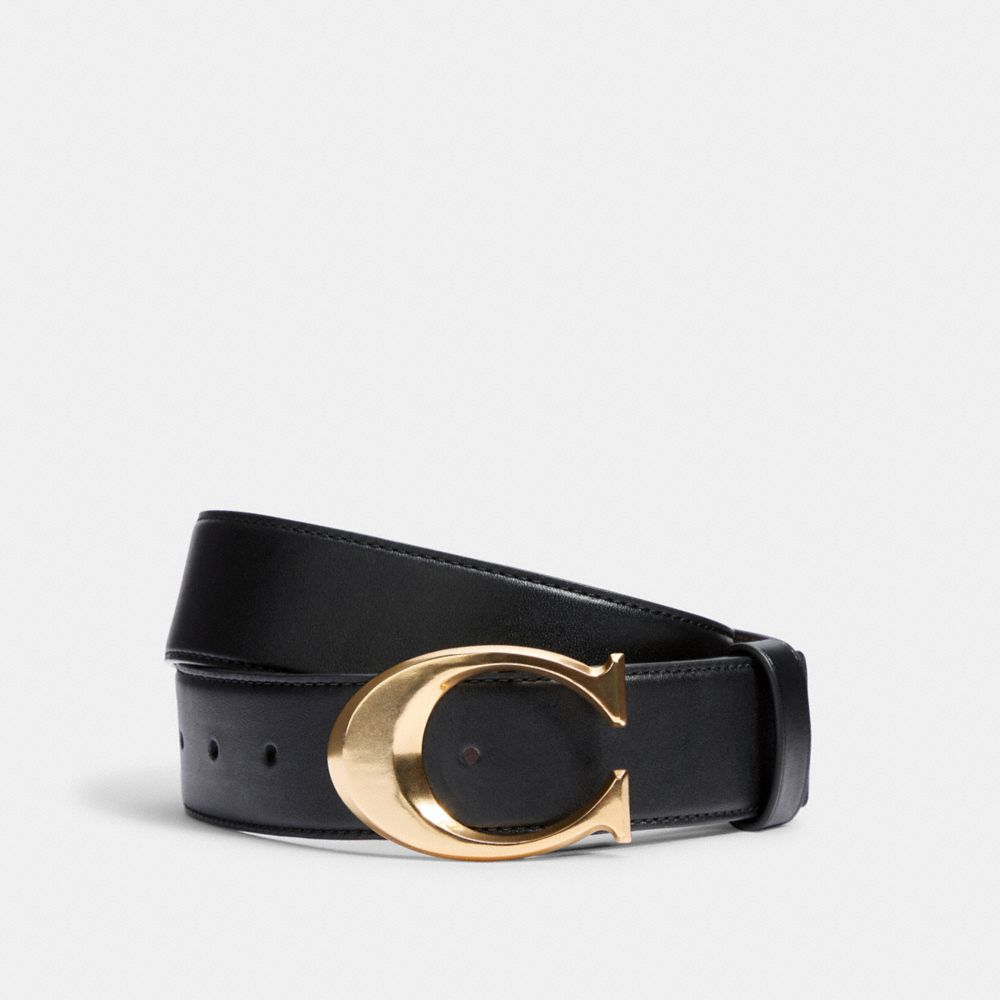 Styling my Coach signature buckle reversible belt-finally! It