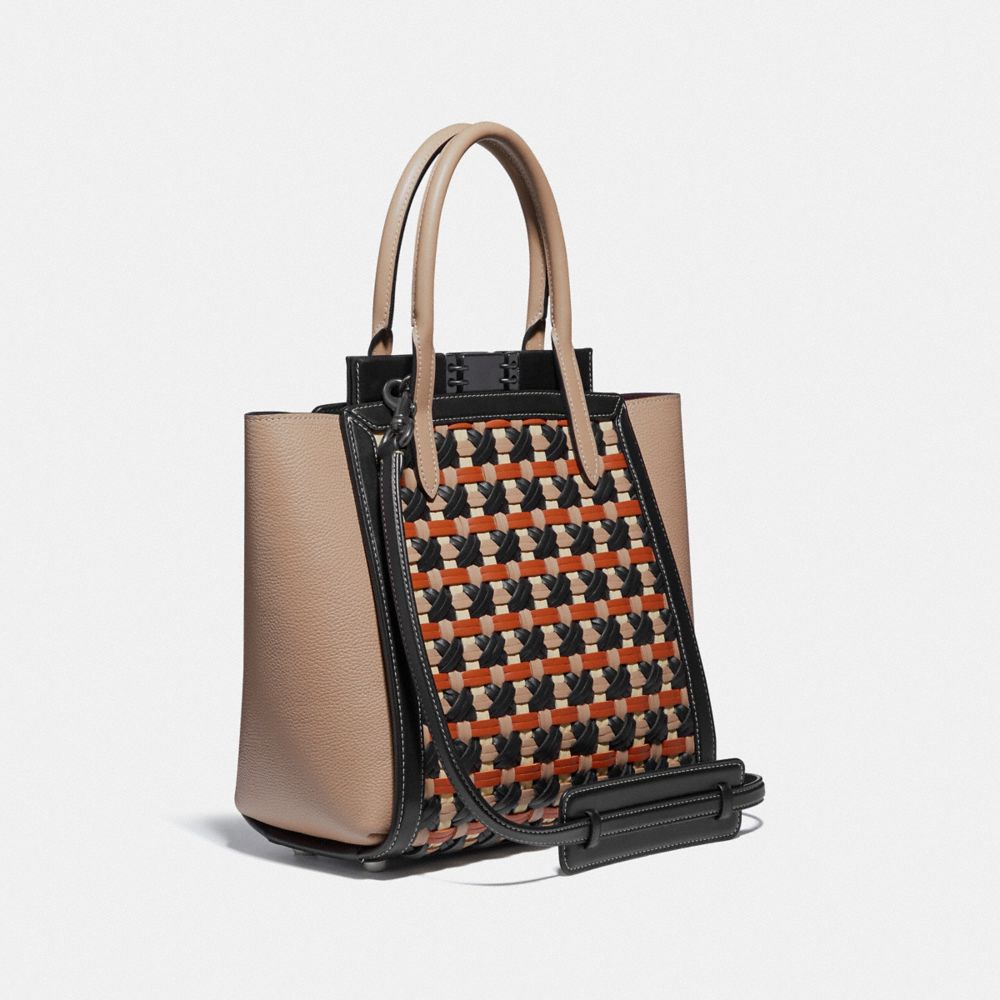 COACH Troupe Tote In Signature Canvas in Brown