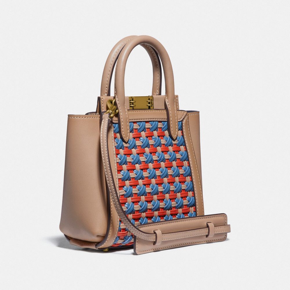 COACH Troupe Tote 16 With Weaving