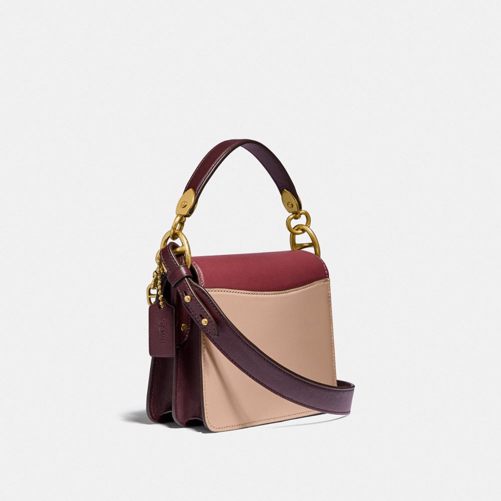 COACH®,Beat Shoulder Bag 18 In Colorblock,,Angle View